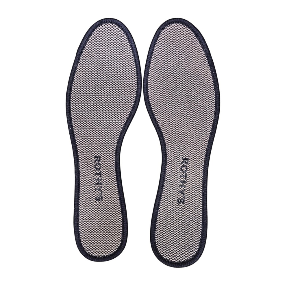 Rothy's The Flat Navy Blue Rounded Toe Knit Ballet Flats Comfortable Womens - Picture 6 of 11